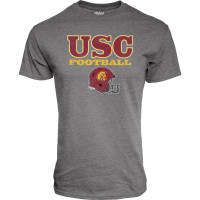 USC Trojans Unisex Gray Football 2024 Schedule T-Shirt